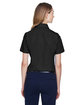Devon & Jones Ladies' Crown Collection Solid Broadcloth Short-Sleeve Woven Shirt  ModelBack