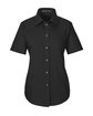 Devon & Jones Ladies' Crown Collection Solid Broadcloth Short-Sleeve Woven Shirt  OFFront