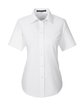 Devon & Jones Ladies' Crown Collection Solid Broadcloth Short-Sleeve Woven Shirt WHITE OFFront