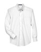 Devon & Jones Men's Tall Crown Woven Collection® Solid Broadcloth WHITE FlatFront