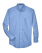 Devon & Jones Men's Crown Collection® Solid Oxford Woven Shirt LIGHT BLUE FlatFront