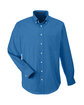 Devon & Jones Men's Crown Collection® Solid Oxford Woven Shirt FRENCH BLUE OFFront
