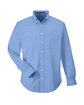 Devon & Jones Men's Crown Collection® Solid Oxford Woven Shirt LIGHT BLUE OFFront