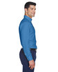 Devon & Jones Men's Crown Collection® Solid Oxford Woven Shirt FRENCH BLUE ModelSide