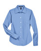 Devon & Jones Ladies' Crown Collection Solid Oxford Woven Shirt LIGHT BLUE FlatFront