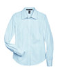 Devon & Jones Ladies' Crown Collection Solid Oxford Woven Shirt CRYSTAL BLUE FlatFront