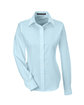 Devon & Jones Ladies' Crown Collection Solid Oxford Woven Shirt CRYSTAL BLUE OFFront