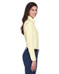 Devon & Jones Ladies' Crown Collection Solid Oxford Woven Shirt TRANSPRNT YELLOW ModelSide