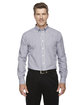 Devon & Jones Men's Crown Collection Banker Stripe Woven Shirt  