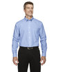 Devon & Jones Men's Crown Collection Banker Stripe Woven Shirt  