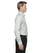 Devon & Jones Men's Crown Collection Banker Stripe Woven Shirt DILL ModelSide