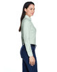 Devon & Jones Ladies' Crown Collection Banker Stripe Woven Shirt DILL ModelSide