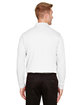 Devon & Jones CrownLux Performance™ Men's Tall Plaited Long Sleeve Polo WHITE ModelBack