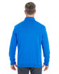 Devon & Jones Men's Manchester Fully-Fashioned Quarter-Zip Sweater FRENCH BLUE/ NVY ModelBack