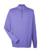 Devon & Jones Men's Manchester Fully-Fashioned Quarter-Zip Sweater GRAPE/ NAVY OFFront
