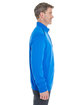 Devon & Jones Men's Manchester Fully-Fashioned Quarter-Zip Sweater FRENCH BLUE/ NVY ModelSide