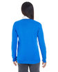 Devon & Jones Ladies' Manchester Fully-Fashioned Full-Zip Cardigan Sweater FRENCH BLUE/ NVY ModelBack