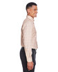 Devon & Jones Men's Crown Collection Glen Plaid Woven Shirt STN/ LT STN/ WHT ModelSide