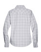 Devon & Jones Ladies' Crown Collection Glen Plaid Woven Shirt WHT/ GRPH/ LT GR FlatBack