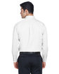 Devon & Jones Men's Crown Collection® Solid Stretch Twill Woven Shirt WHITE ModelBack