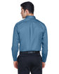 Devon & Jones Men's Crown Collection® Solid Stretch Twill Woven Shirt SLATE BLUE ModelBack