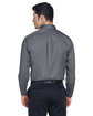 Devon & Jones Men's Crown Collection® Solid Stretch Twill Woven Shirt GRAPHITE ModelBack