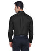 Devon & Jones Men's Crown Collection® Solid Stretch Twill Woven Shirt BLACK ModelBack