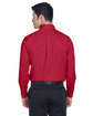 Devon & Jones Men's Crown Collection® Solid Stretch Twill Woven Shirt RED ModelBack