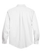 Devon & Jones Men's Crown Collection® Solid Stretch Twill Woven Shirt WHITE FlatBack