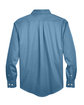 Devon & Jones Men's Crown Collection® Solid Stretch Twill Woven Shirt SLATE BLUE FlatBack
