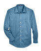 Devon & Jones Men's Crown Collection® Solid Stretch Twill Woven Shirt SLATE BLUE FlatFront