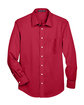 Devon & Jones Men's Crown Collection® Solid Stretch Twill Woven Shirt RED FlatFront