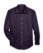 Devon & Jones Men's Crown Collection® Solid Stretch Twill Woven Shirt DEEP PURPLE FlatFront