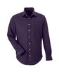 Devon & Jones Men's Crown Collection® Solid Stretch Twill Woven Shirt DEEP PURPLE OFFront
