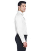 Devon & Jones Men's Crown Collection® Solid Stretch Twill Woven Shirt WHITE ModelSide