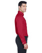 Devon & Jones Men's Crown Collection® Solid Stretch Twill Woven Shirt RED ModelSide