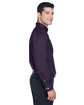 Devon & Jones Men's Crown Collection® Solid Stretch Twill Woven Shirt DEEP PURPLE ModelSide