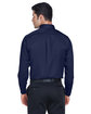 Devon & Jones Men's Crown Collection Tall Solid Stretch Twill Woven Shirt NAVY ModelBack