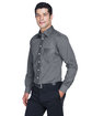 Devon & Jones Men's Crown Collection Tall Solid Stretch Twill Woven Shirt  ModelQrt