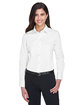 Devon & Jones Ladies' Crown Collection® Solid Stretch Twill Woven Shirt  