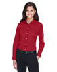 Devon & Jones Ladies' Crown Collection® Solid Stretch Twill Woven Shirt  