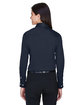 Devon & Jones Ladies' Crown Collection® Solid Stretch Twill Woven Shirt NAVY ModelBack
