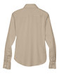 Devon & Jones Ladies' Crown Collection® Solid Stretch Twill Woven Shirt STONE FlatBack