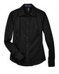 Devon & Jones Ladies' Crown Collection® Solid Stretch Twill Woven Shirt BLACK FlatFront