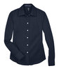 Devon & Jones Ladies' Crown Collection® Solid Stretch Twill Woven Shirt NAVY FlatFront