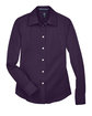 Devon & Jones Ladies' Crown Collection® Solid Stretch Twill Woven Shirt DEEP PURPLE FlatFront