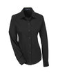 Devon & Jones Ladies' Crown Collection® Solid Stretch Twill Woven Shirt BLACK OFFront