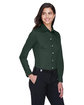 Devon & Jones Ladies' Crown Collection® Solid Stretch Twill Woven Shirt FOREST ModelQrt