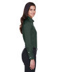 Devon & Jones Ladies' Crown Collection® Solid Stretch Twill Woven Shirt FOREST ModelSide