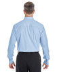 Devon & Jones Men's Crown Collection Striped Woven Shirt FRENCH BLUE/ WHT ModelBack